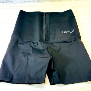 JUST CC High Waist Adjustable short Women's Black NEW without tags Medium